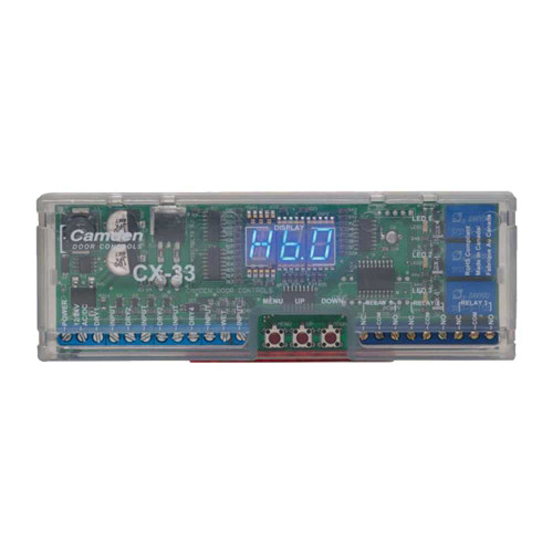 Camden CX-33 Advanced Logic Relay 12-30 VDC/AC Includes 4 Dry/1 Wet/3 Heavy Duty SPDT Relays 1-50 Timer Options 1-60 Adjustable Time Delay Options Blue LED Display CX-33