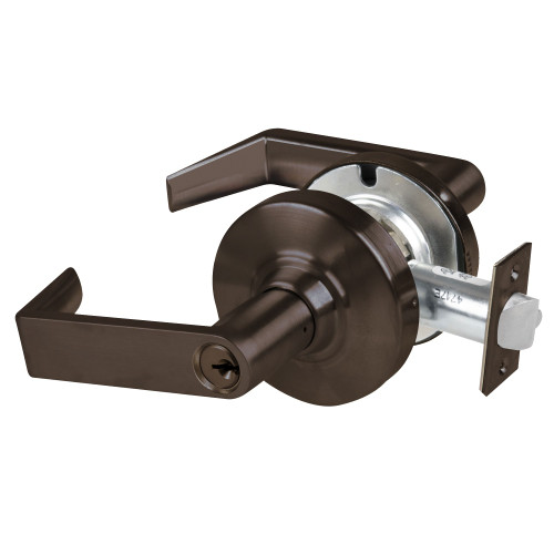 Schlage ND80PDEU RHO 613 RX Grade 1 Electrified Cylindrical Lock Storeroom Function 12-24V DC Fail Secure 2-3/4 Backset RX Rhodes Lever Oil Rubbed Bronze