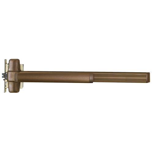 Von Duprin 9975HL-F 4 US10B Grade 1 Mortise Exit Bar 48 Device Fire Rated Classroom Function Paddle Trim Less Dogging Dark Oxidized Satin Bronze Oil Rubbed Finish Field Reversible 9975HL-F 4 US10B