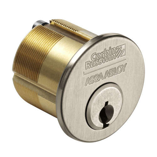 Corbin Russwin 1000-114-A03-7-H5 630 1-1/4 In Mortise Cylinder H5 Keyway A03 Adams Rite Cam Satin Stainless Steel