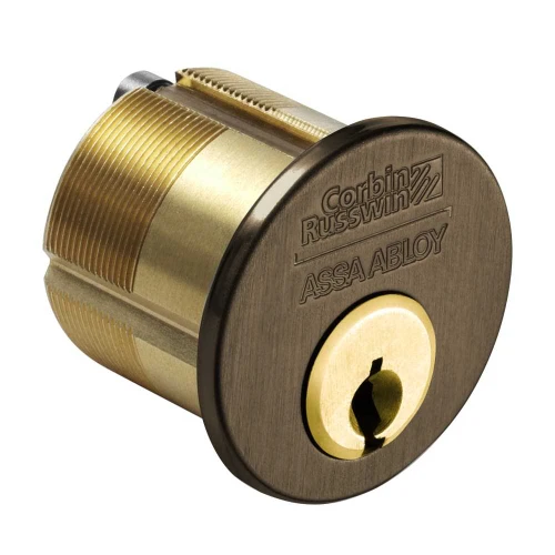 Corbin Russwin 1000-118-A01-6-59B2 613 1-1/8 In Mortise Cylinder 59B2 Keyway A01 Cloverleaf Cam Oil Rubbed Bronze 1000-118-A01-6-59B2 613