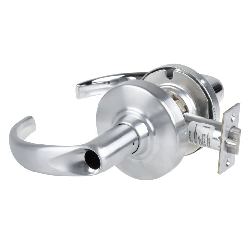 Schlage ND80LDEU SPA 626 RX Grade 1 Electrified Cylindrical Lock Storeroom Function 12-24V DC Fail Secure 2-3/4 Backset RX Sparta Lever Less Cylinder Satin Chrome