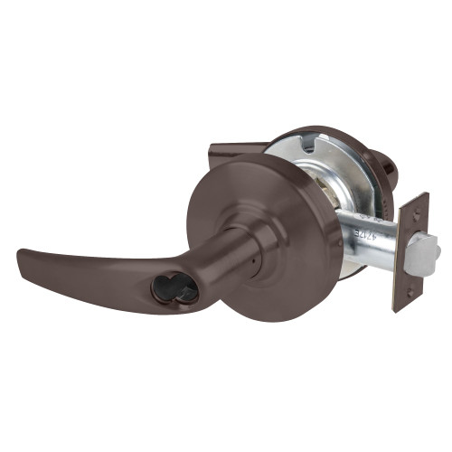 Schlage ND80BDEU ATH 613 RX Grade 1 Electrified Cylindrical Lock Storeroom Function 12-24V DC Fail Secure 2-3/4 Backset RX Athens Lever SFIC Prep Oil Rubbed Bronze