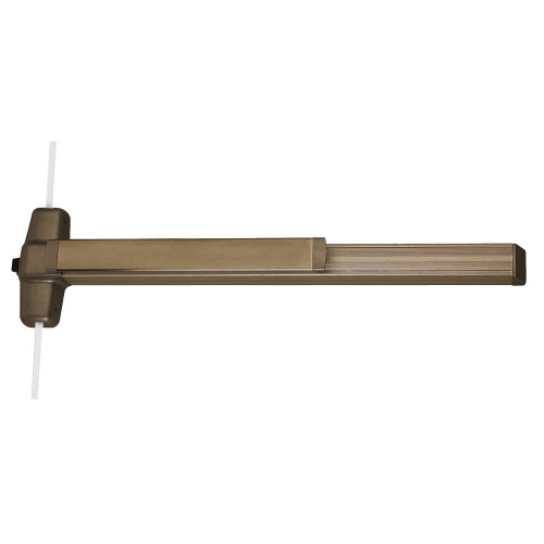 Von Duprin QEL9957L-05 4 US10B LHR Grade 1 3 Point Exit Bar 48 Device 84 Door Height Classroom Function 05 Lever with Escutcheon Motorized Latch Retraction Less Dogging Dark Oxidized Satin Bronze Oil Rubbed Finish Field Reversible