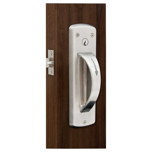TownSteel CRX-A-86-630-LH Heavy Duty Ligature Resistant Arch Trim Grade 1 Storeroom Keyed 2-3/4 In Backset Left Hand Satin Stainless Steel CRX-A-86-630-LH