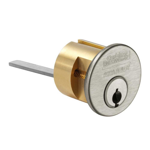 Corbin Russwin 3000-200-6-N16 619 6-Pin Rim Cylinder N16 Keyway Satin Nickel 3000-200-6-N16 619