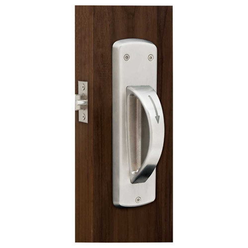 TownSteel CRX-A-75-630-LH Heavy Duty Ligature Resistant Arch Trim Grade 1 Passage Non Keyed 2-3/4 In Backset Left Hand Satin Stainless Steel CRX-A-75-630-LH