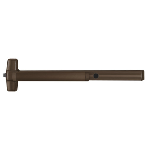 Von Duprin CD99EO 4 313 Grade 1 Rim Exit Bar Wide Stile Pushpad 48 Device Exit Only Less Trim Cylinder Dogging Dark Bronze Anodized Aluminum Finish Non-handed