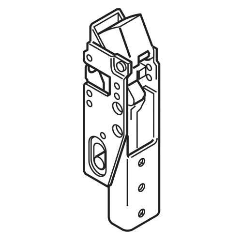 Corbin Russwin 650F73-8 Top Latch and Bracket Assembly for ED4800 Devices