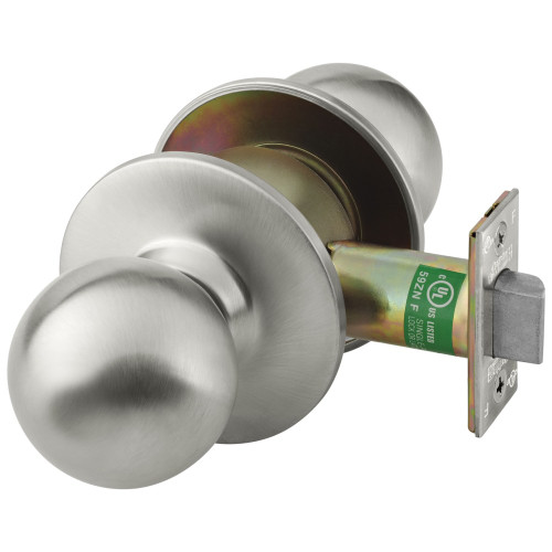 Corbin Russwin CK4310 GRD 630 Grade 1 Passage/Closet Cylindrical Lock Global Knob Non-Keyed Satin Stainless Steel Finish Non-handed