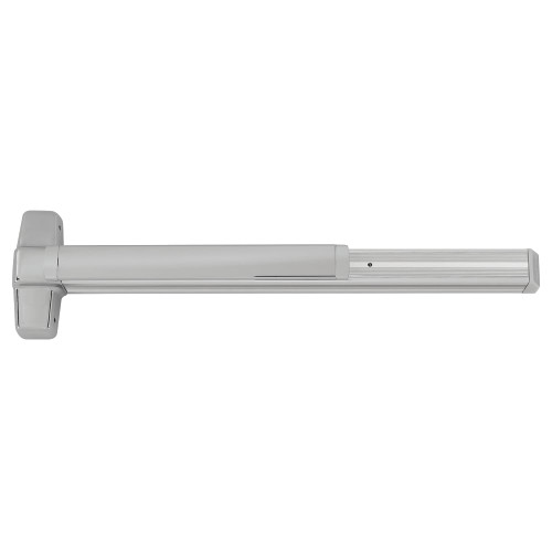 Von Duprin 9950WDCK-DT 3 26D Grade 1 Concealed Vertical Cable Exit Bar 36 Device 72 to 84 Door Height Dummy Function Knob with Escutcheon Hex Dogging Satin Chrome Finish Field Reversible