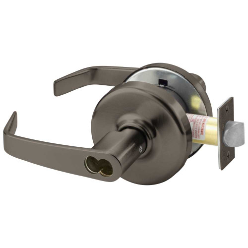 Corbin Russwin CL3151 NZD 613 CL6 Grade 1 Entrance/Office Cylindrical Lock Newport Lever D Rose LFIC Less Core Oil-Rubbed Bronze Finish Non-handed CL3151 NZD 613 CL6
