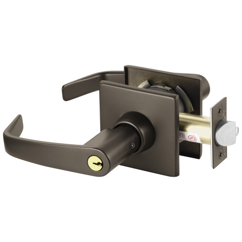 Corbin Russwin CL3151 NZE 613 Grade 1 Entrance/Office Cylindrical Lock Newport Lever E Rose Conventional Cylinder Oil-Rubbed Bronze Finish Non-handed