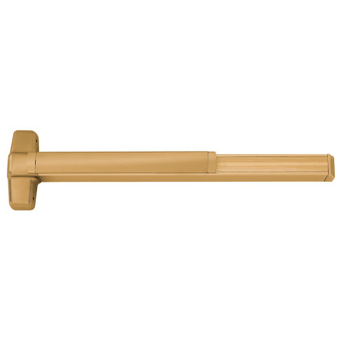 Von Duprin QEL9949L-DT-18 3 US10 RHR Grade 1 Concealed Vertical Cable Exit Bar 36 Device 82 to 96 Door Height Dummy Function 18 Lever with Escutcheon Motorized Latch Retraction Less Dogging Satin Bronze Clear Coated Finish Field Reversible
