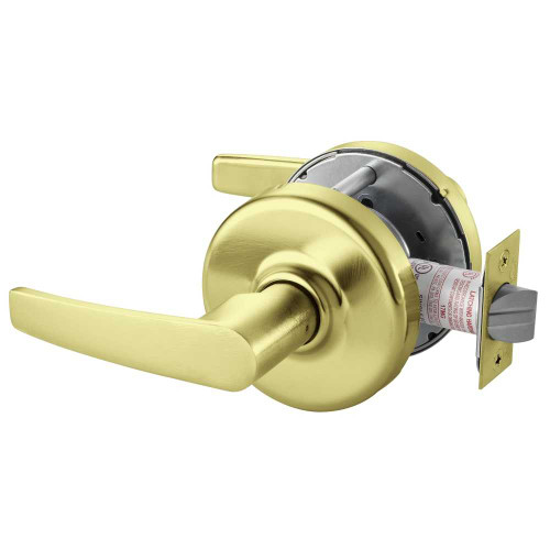Corbin Russwin CL3320 AZD 606 Grade 1 Privacy Cylindrical Lock Armstrong Lever Non-Keyed Satin Brass Finish Non-handed CL3320 AZD 606