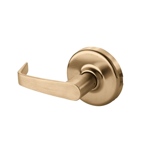 Corbin Russwin CL3350 NZD 612 Grade 1 Half Dummy Trim Cylindrical Lock Newport Lever Non-Keyed Satin Bronze Finish Non-handed