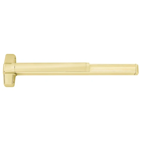 Von Duprin RXEL9949L-BE-17 4 US4 RHR Grade 1 Concealed Vertical Cable Exit Bar 48 Device 82 to 96 Door Height Passage Function 17 Lever with Escutcheon Electric Latch Retraction Request to Exit Switch Less Dogging Satin Brass Finish Field Reversible RXEL9949L-BE-17 4 US4 RHR