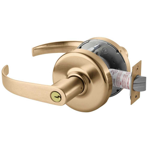 Corbin Russwin CL3351 PZD 612 Grade 1 Entrance/Office Cylindrical Lock Princeton Lever Conventional Cylinder Satin Bronze Finish Non-handed CL3351 PZD 612
