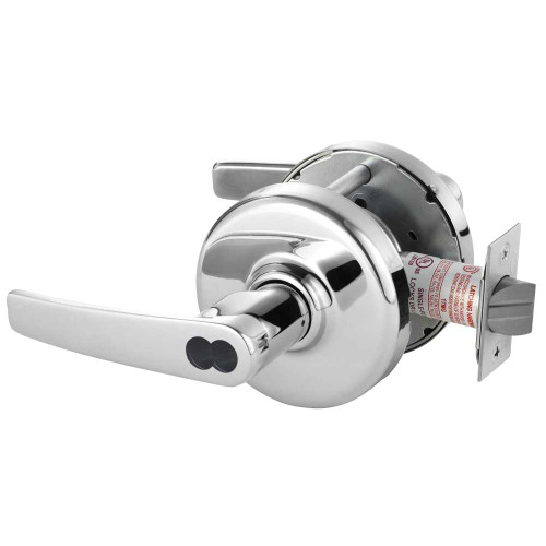 Corbin Russwin CL3355 AZD 625 CL6 Grade 1 Classroom Cylindrical Lock Armstrong Lever LFIC 6-Pin Less Core Bright Chrome Finish Non-handed CL3355 AZD 625 CL6