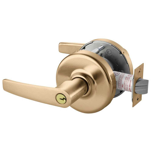 Corbin Russwin CL3357 AZD 612 Grade 1 Storeroom/Closet Cylindrical Lock Armstrong Lever Conventional Cylinder Satin Bronze Finish Non-handed CL3357 AZD 612