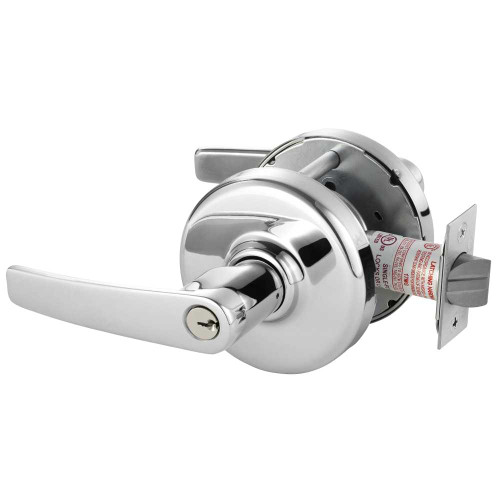 Corbin Russwin CL3357 AZD 625 Grade 1 Storeroom/Closet Cylindrical Lock Armstrong Lever Conventional Cylinder Bright Chrome Finish Non-handed CL3357 AZD 625