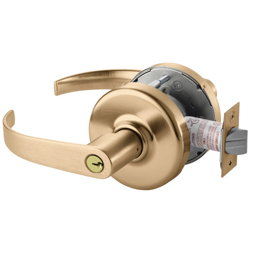 Corbin Russwin CL3357 PZD 612 Grade 1 Storeroom/Closet Cylindrical Lock Princeton Lever Conventional Cylinder Satin Bronze Finish Non-handed