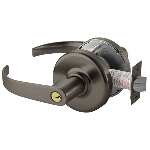Corbin Russwin CL3357 PZD 613 Grade 1 Storeroom/Closet Cylindrical Lock Princeton Lever Conventional Cylinder Oil-Rubbed Bronze Finish Non-handed CL3357 PZD 613