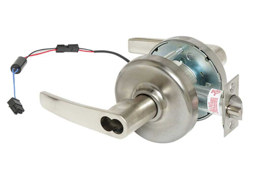 Corbin Russwin CL33903 AZD 626 CL6 24AD Fail Safe Lever 24AC/DC Grade 1 AZD Design 6-Pin LFIC Prep Less Core Satin Chrome CL33903 AZD 626 CL6 24AD