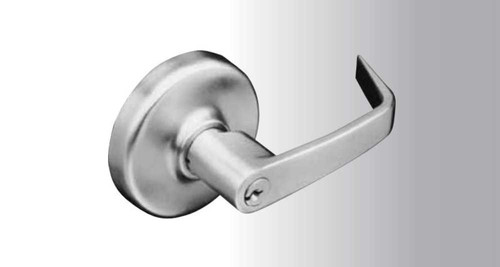 Corbin Russwin CL33905 NZD 626 LC 12AD Fail Secure Lever 12AC/DC Grade 1 NZD Design Less Cylinder Satin Chrome CL33905 NZD 626 LC 12AD