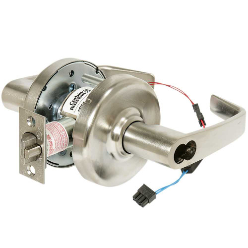 Corbin Russwin CL33905 NZD 626 M08 24AD Fail Secure Lever 24AC/DC Grade 1 NZD Design SFIC Prep Less Core Satin Chrome CL33905 NZD 626 M08 24AD