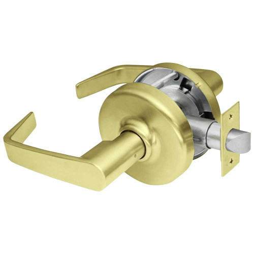 Corbin Russwin CL3510 NZD 606 Grade 1 Passage/Closet Cylindrical Lock Newport Lever Non-Keyed Satin Brass Finish Non-handed CL3510 NZD 606