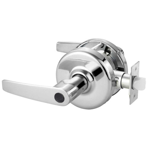 Corbin Russwin CL3551 AZD 625 LC Grade 1 Entrance/Office Cylindrical Lock Armstrong Lever Conventional Less Cylinder Bright Chrome Finish Non-handed CL3551 AZD 625 LC