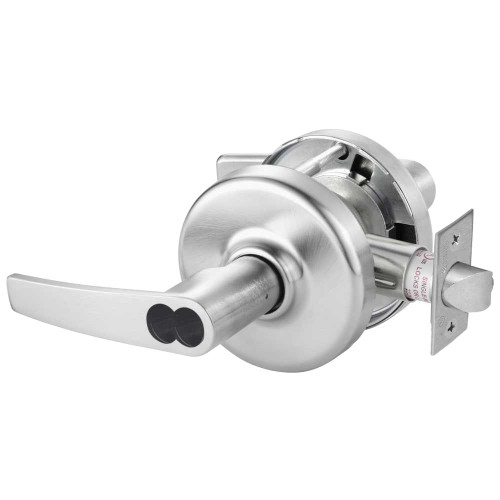 Corbin Russwin CL3551 AZD 626 CL7 Grade 1 Entrance/Office Cylindrical Lock Armstrong Lever LFIC Less Core Satin Chrome Finish Non-handed CL3551 AZD 626 CL7