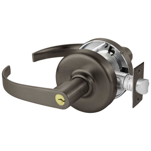 Corbin Russwin CL3557 PZD 613 Grade 1 Storeroom/Closet Cylindrical Lock Princeton Lever Conventional Cylinder Oil-Rubbed Bronze Finish Non-handed CL3557 PZD 613