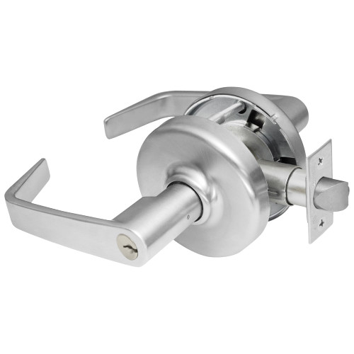 Corbin Russwin CL3582 NZD 626 Grade 1 Store Door Cylindrical Lock Newport Lever Conventional Cylinder Satin Chrome Finish Non-handed Corbin Russwin CL3582 NZD 626 Grade 1 Store Door Cylindrical Lock Newport Lever Conventional Cylinder Satin Chrome Finish Non-handed
