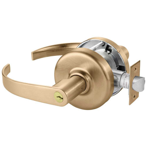 Corbin Russwin CL3582 PZD 612 Grade 1 Store Door Cylindrical Lock Princeton Lever Conventional Cylinder Satin Bronze Finish Non-handed CL3582 PZD 612