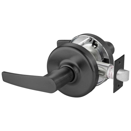 Corbin Russwin CL3810 AZD BSP Grade 2 Passage or Closet Cylindrical Lock Armstrong Lever Black Suede Powder Coat Finish Non-Handed CL3810 AZD BSP
