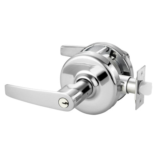 Corbin Russwin CL3855 AZD 625 Grade 2 Classroom Cylindrical Lock Armstrong Lever Conventional Cylinder Bright Chrome Finish Non-handed