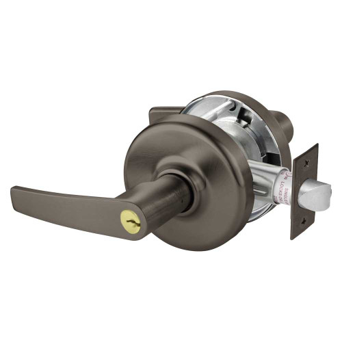 Corbin Russwin CL3857 AZD 613 Grade 2 Storeroom or Closet Cylindrical Lock Armstrong Lever Conventional Cylinder Oil Rubbed Bronze Finish Non-handed CL3857 AZD 613