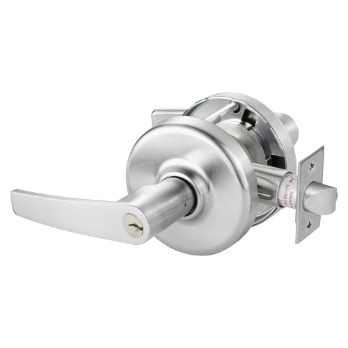 Corbin Russwin CL3861 AZD 626 Grade 2 Entry or Office Cylindrical Lock Armstrong Lever Conventional Cylinder Satin Chrome Finish Non-handed