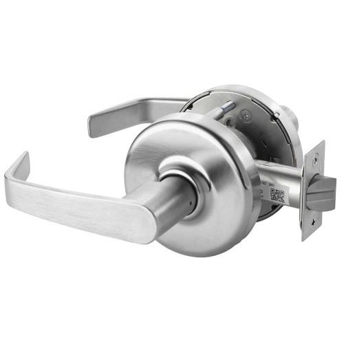Corbin Russwin CLX3310 NZD 626 Grade 1 Passage/Closet Cylindrical Lock Newport Lever D Rose Non-Keyed Satin Chrome Finish Non-handed CLX3310 NZD 626