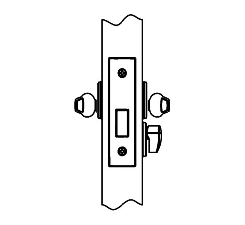 Corbin Russwin DL4122 626 LC Double Cylinder x Thumbturn Less Cylinder Satin Chrome DL4122 626 LC