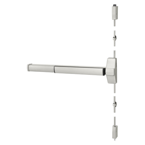 Corbin Russwin ED5470B 630 W048 Surface Vertical Rod Exit Device 48 Fire Rated Satin Stainless Steel ED5470B 630 W048