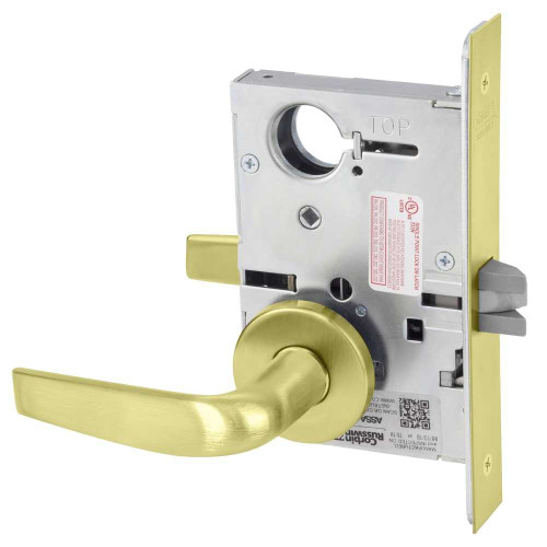 Corbin Russwin ML2010 CSA 606 Passage or Closet Mortise Lock CS Lever A Rose Satin Brass ML2010 CSA 606
