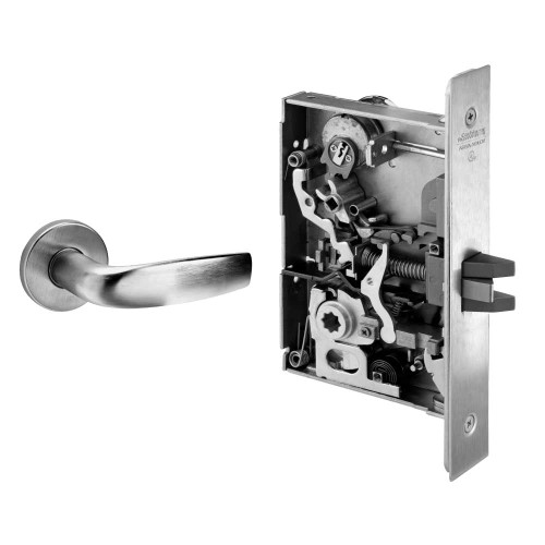 Corbin Russwin ML2010 CSA 625 Passage or Closet Mortise Lock CS Lever A Rose Bright Chrome ML2010 CSA 625