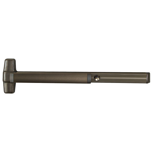 Von Duprin CD9948TL 4 643E Grade 1 Concealed Vertical Rod Exit Bar 48 Device 80 to 100 Door Height Classroom Function Thumbturn with Dummy Pull Cylinder Dogging Less Cylinder Aged Bronze Finish Field Reversible