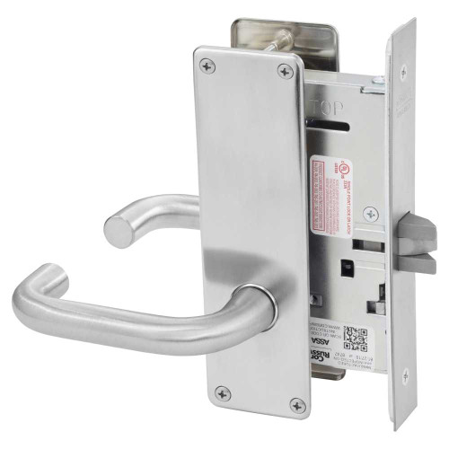 Corbin Russwin ML2010 LWN 626 Passage or Closet Mortise Lock LW Lever N Escutcheon Satin Chrome ML2010 LWN 626