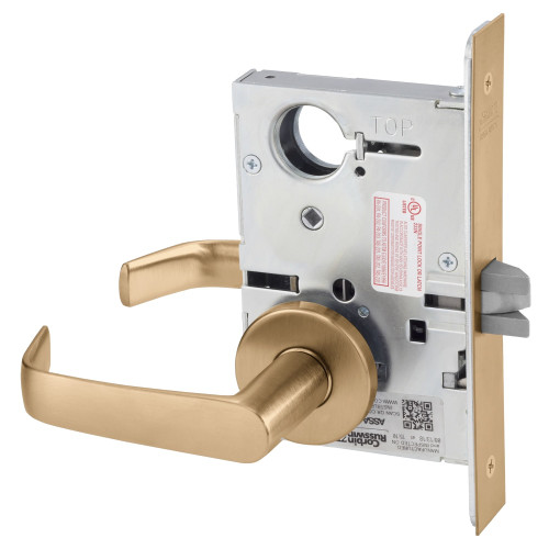 Corbin Russwin ML2010 NSA 612 Passage or Closet Mortise Lock NS Lever A Rose Satin Bronze