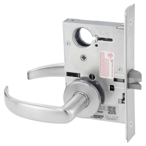 Corbin Russwin ML2010 PSA 630 Passage or Closet Mortise Lock PS Lever A Rose Satin Stainless Steel ML2010 PSA 630