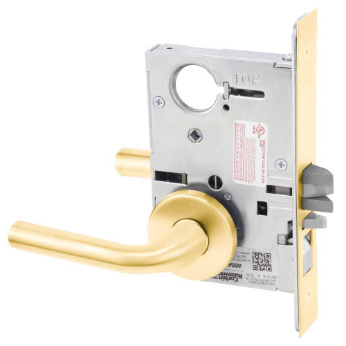 Corbin Russwin ML2010 RWA 605 Passage or Closet Mortise Lock RW Lever A Rose Bright Brass ML2010 RWA 605